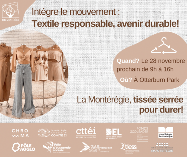 Intègre le Mouvement, textile responsable, avenir durable !